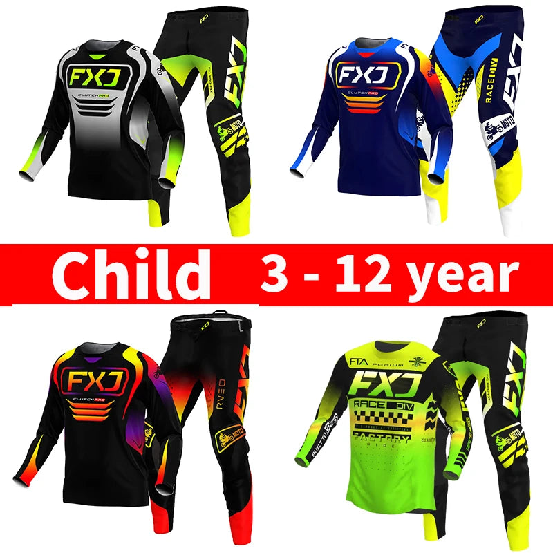 Youth Motocross Jersey and Pants Set