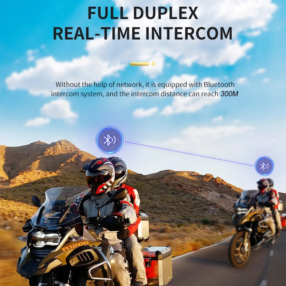 Bluetooth Helmet Intercom Set