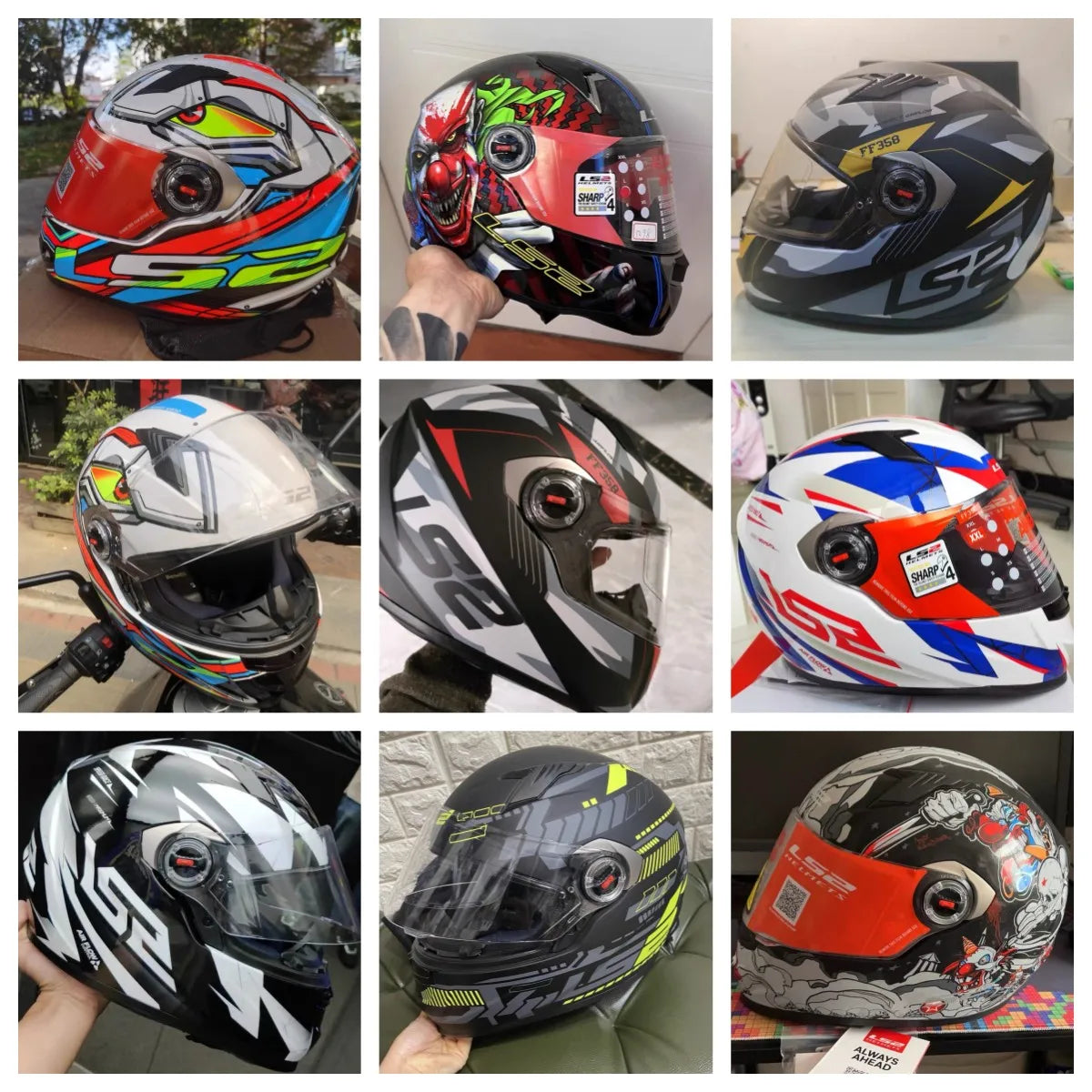 LS2 Full Face Motorcycle Helmet