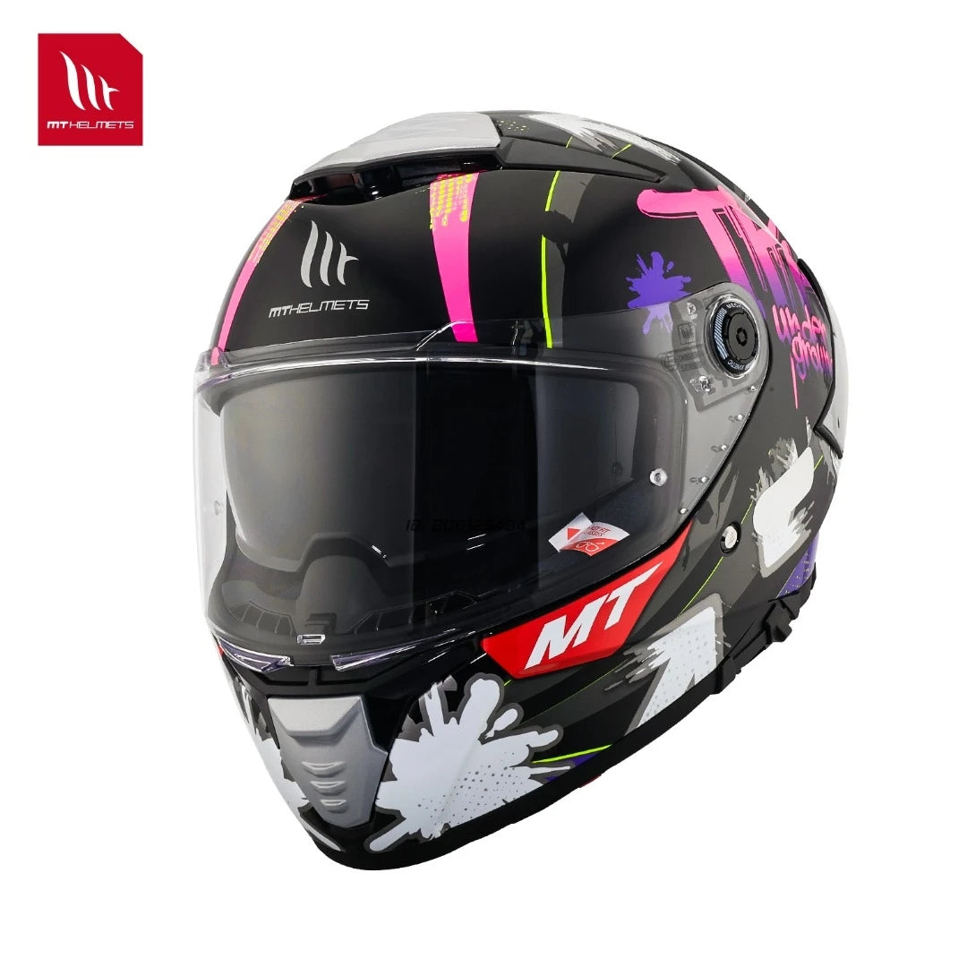 Full Face Motorcycle Helmet with Clear Visor