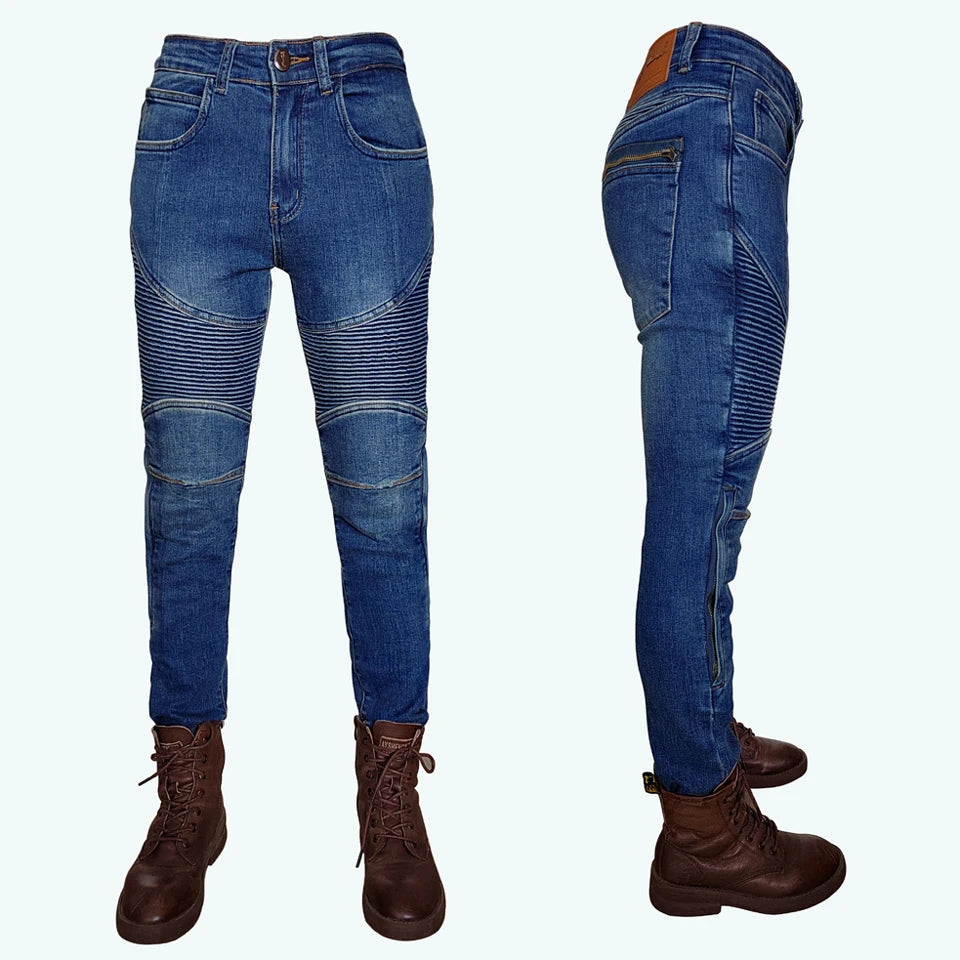 Aramid Fiber Motorcycle Pants for Men - Kevlar Moto Jeans