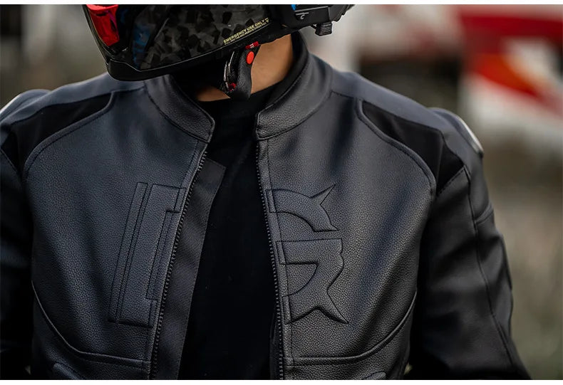Men's Leather Motorcycle Jacket