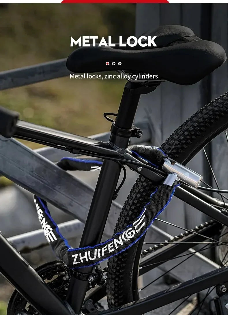 Motorcycle Chain Lock - High-Security Anti-Theft Lock