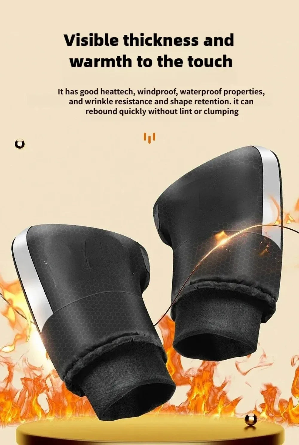 Thermal Winter Handlebar Gloves