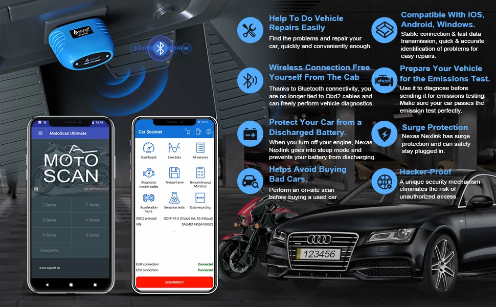 Bluetooth Motorcycle Scanner