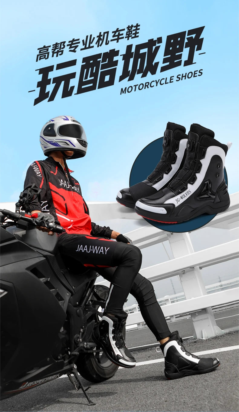 Off-Road High-Top Cycling Boots