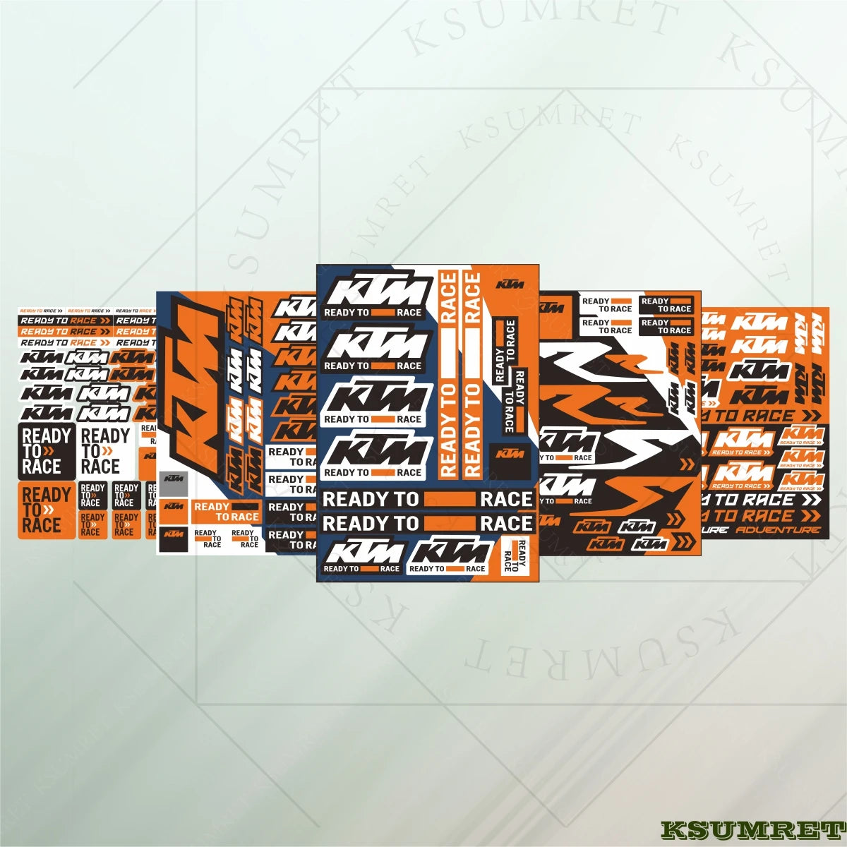 KTM Motorcycle Vinyl Sticker Decals