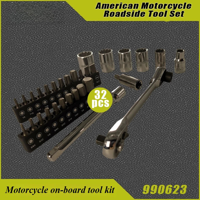 Motorcycle Maintenance and Repair Tool Set for Harley Davidson & American Bikes