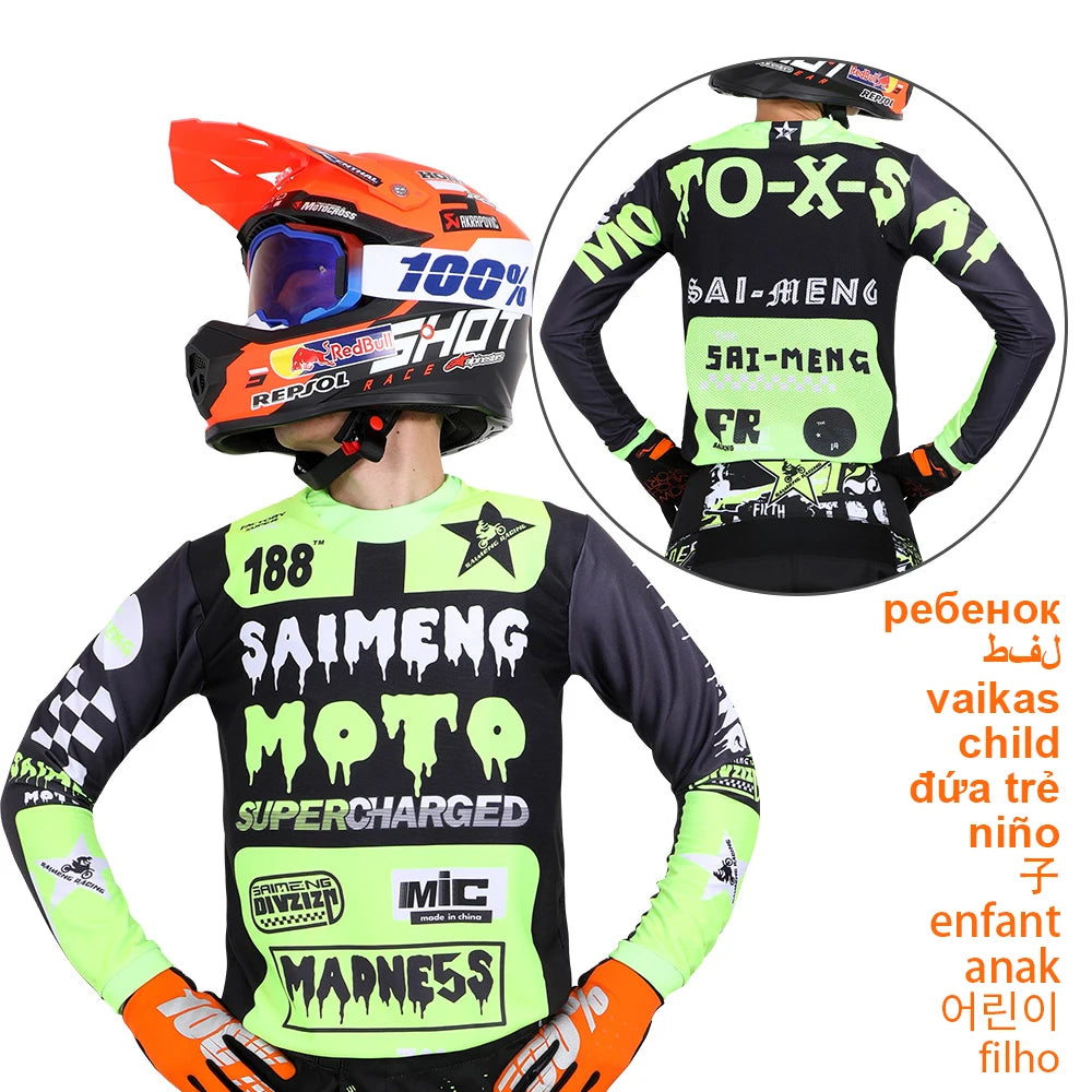 Youth Motocross Racing Jersey