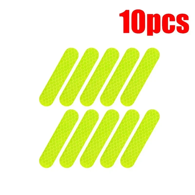 Reflective Warning Stickers for Motorcycle Helmets