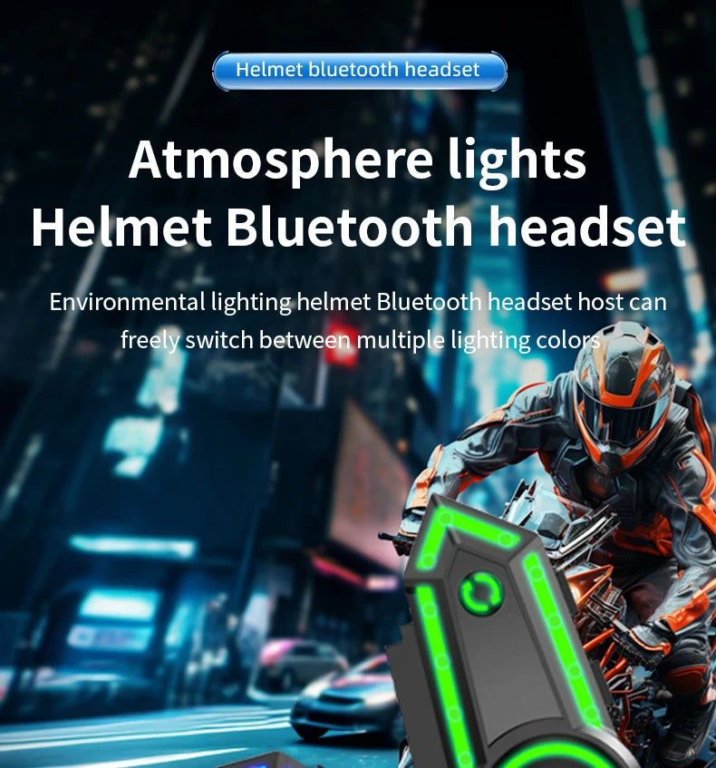 Bluetooth Motorcycle Headset