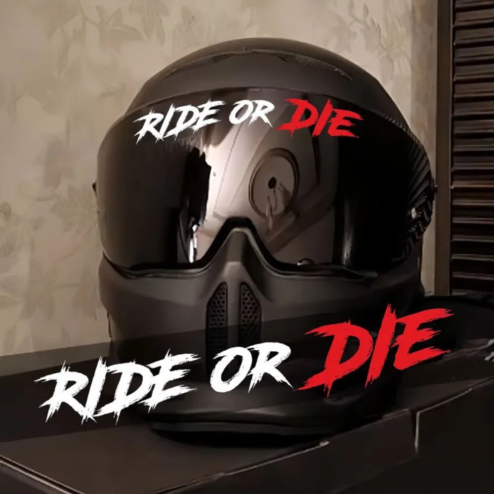 SC MOTO GN Ride or Die Helmet Decal