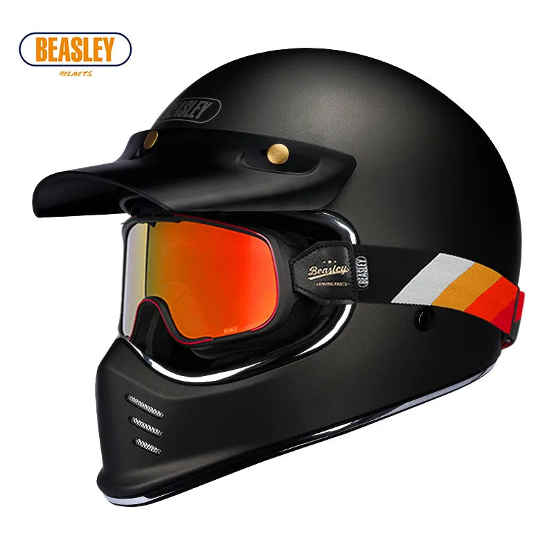BEASLEY ECE DOT Bluetooth Electric Motorcycle Helmet