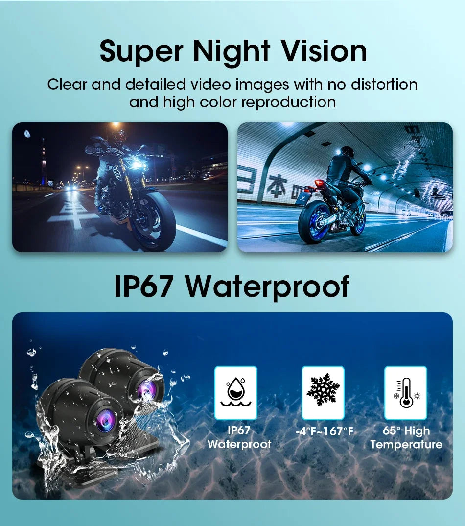 motorcycle touch screen GPS navigation system
