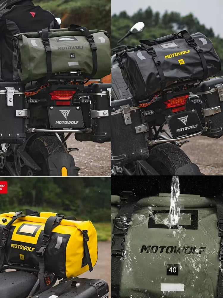 Waterproof Motorcycle Tail Bag 66L