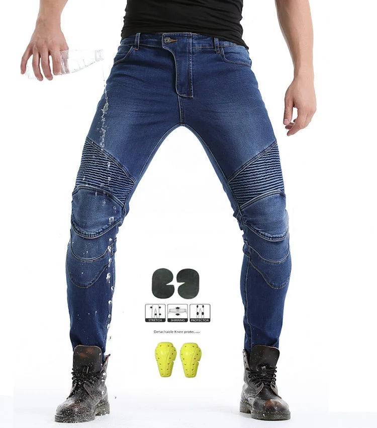 Men's Aramid Motorcycle Jeans - Black