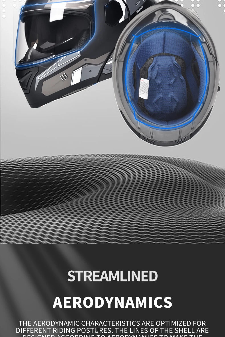 Dual Visor Open Face Motorcycle Helmet - DOT Certified