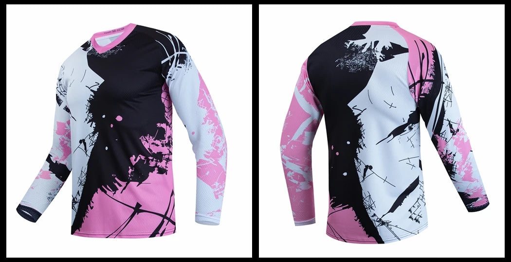 Pink Kids Motocross Jersey