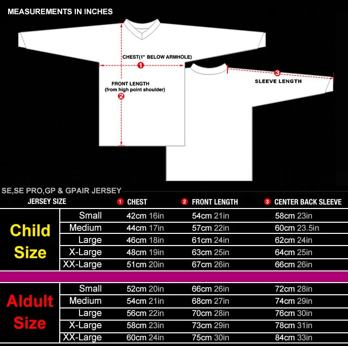 Youth Motocross Racing Jersey