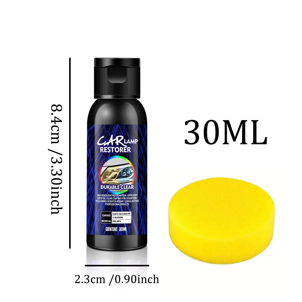 Motorcycle Headlight Restoration Polish