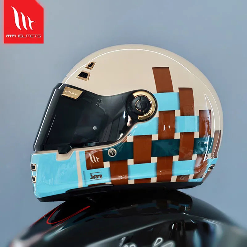 MT Jarama Retro Motorcycle Helmet