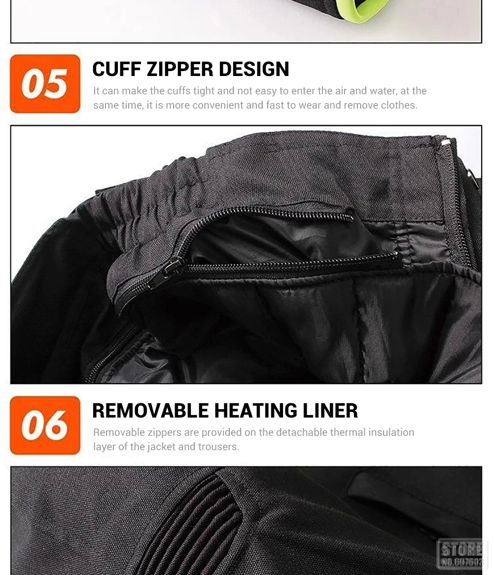 All-Season Motorcycle Jacket & Pants Set