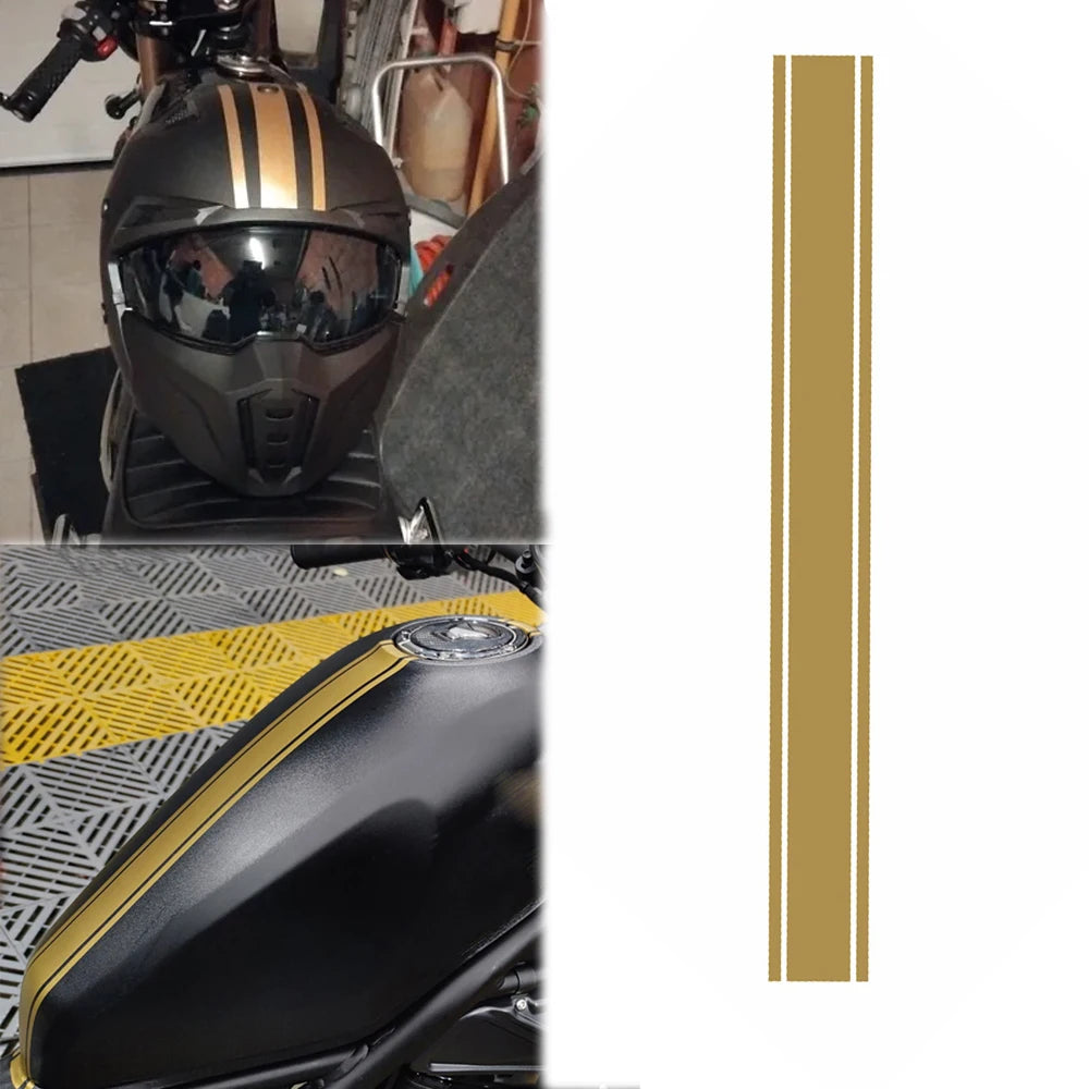 Sporty Stripe Motorcycle Stickers