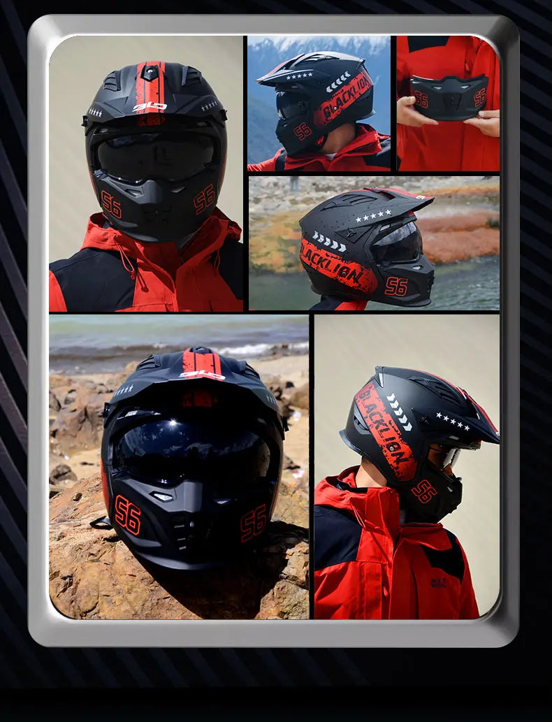 Off-Road Full Face Motocross Helmet ECE Approved