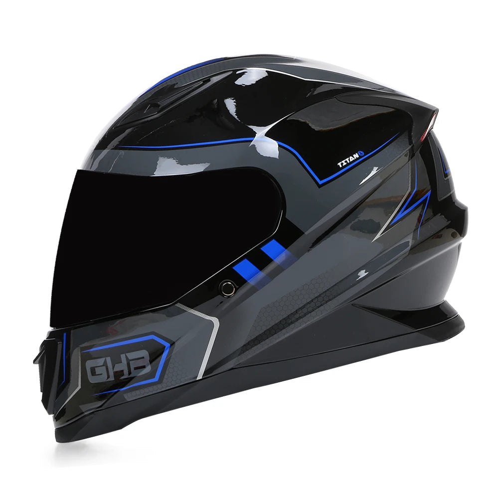 Urban Racing Full Face Motorcycle Helmet