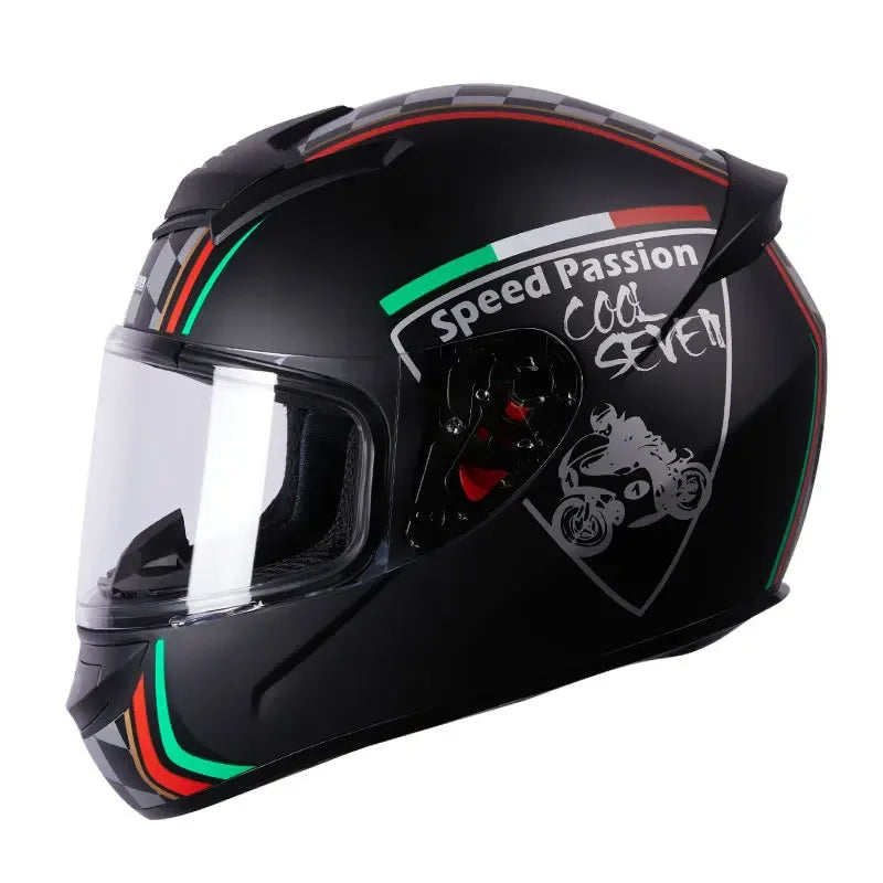 Spider Style Full Face Motorcycle Racing Helmet