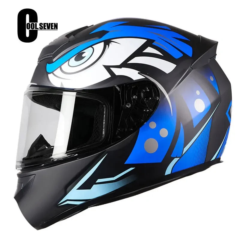 Spider Style Full Face Motorcycle Racing Helmet