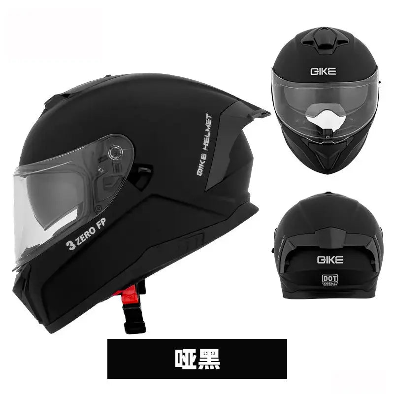 Dual Lens Full Face Motorcycle Helmet
