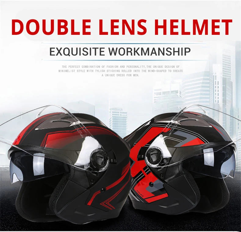 ECE Dot Approved Open Face Motorcycle Helmet