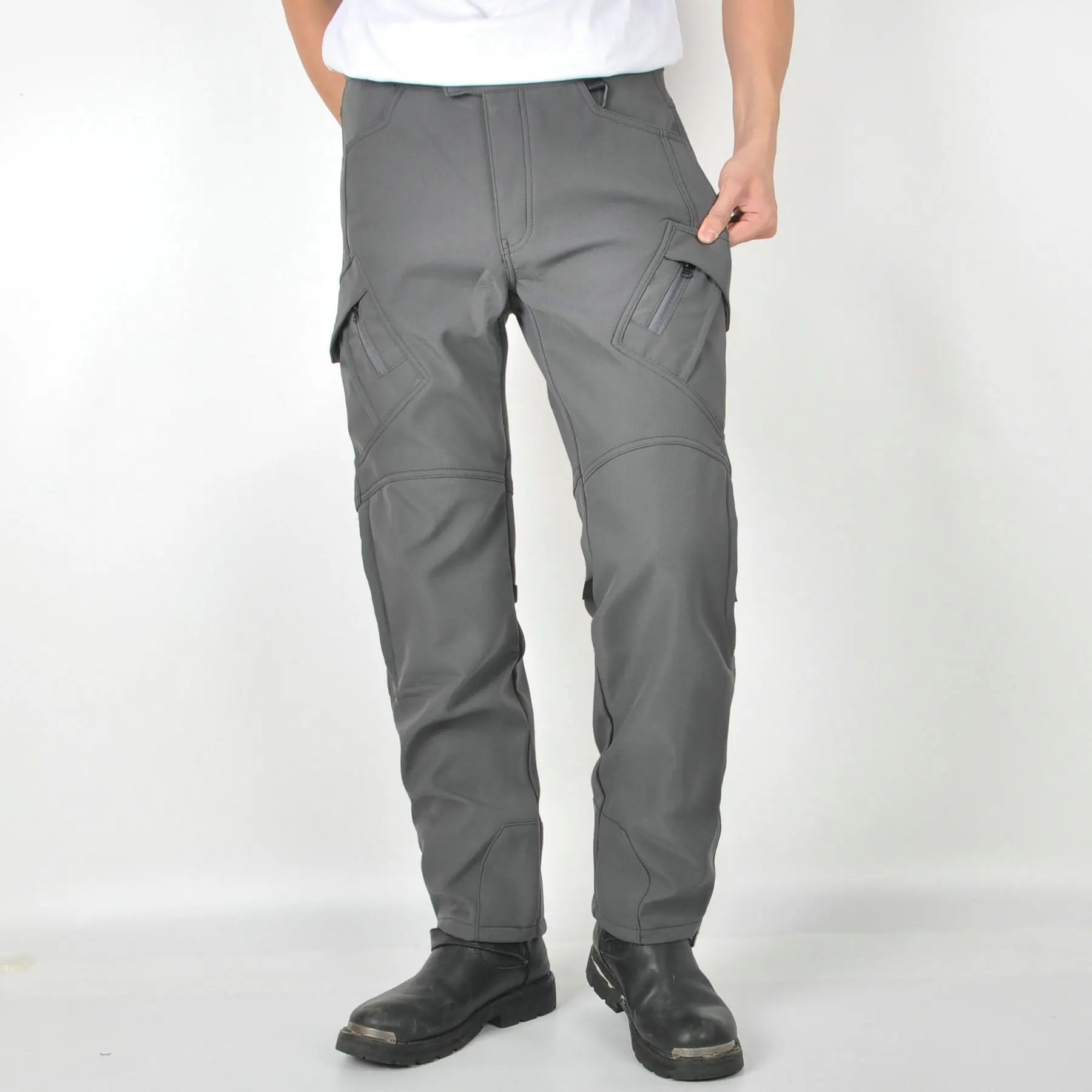 Classic Motorcycle Rider Pants for Autumn and Winter