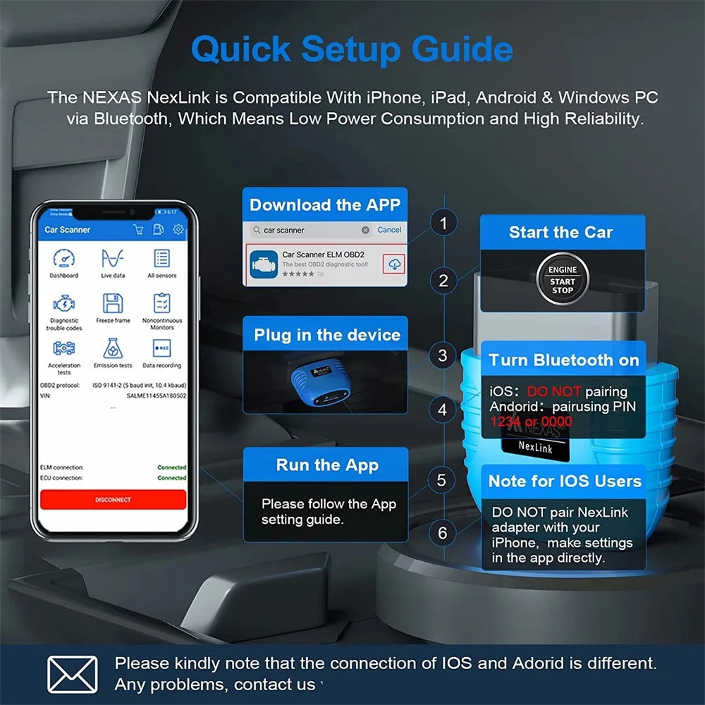 Bluetooth Motorcycle Scanner