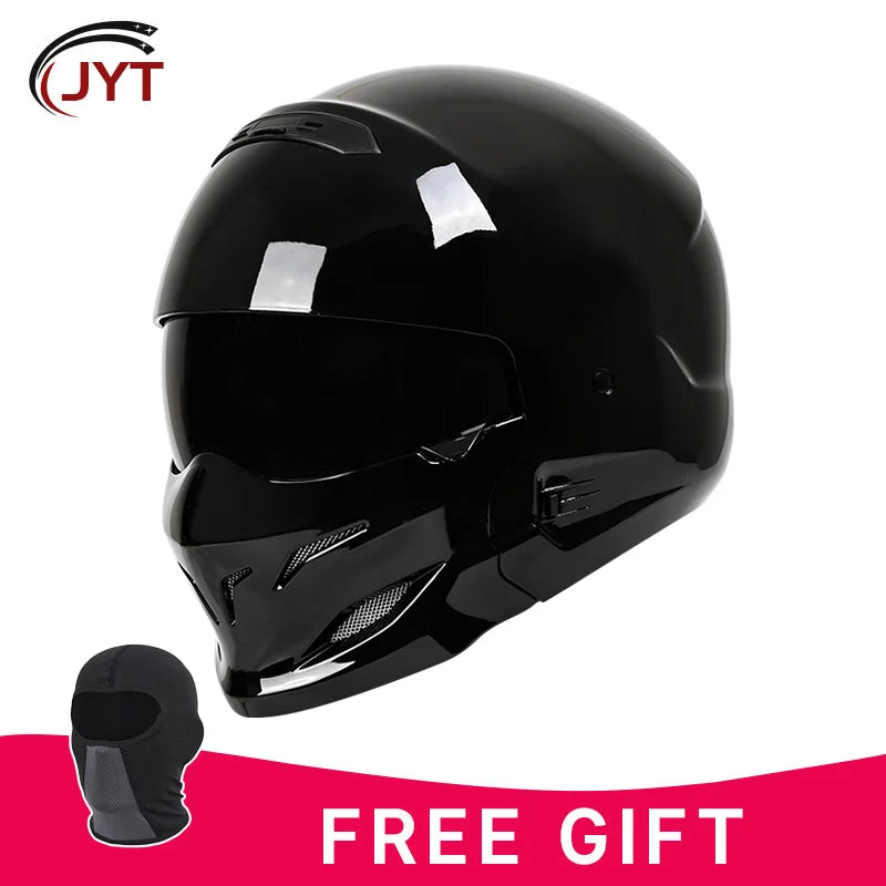 Retro Locomotive Full Face Motorcycle Helmet