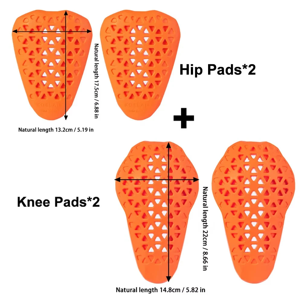 CE Certified Motorcycle Jeans with Knee Pads and Hip Protectors
