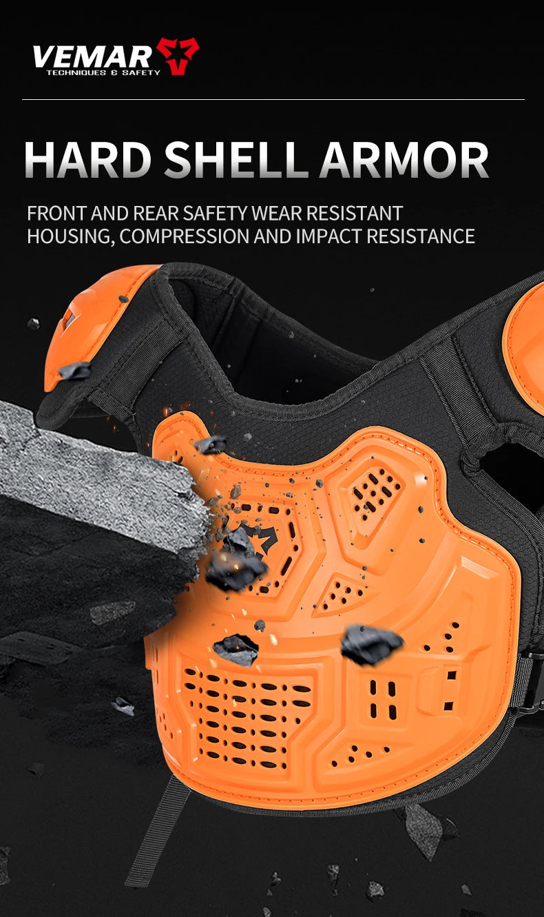 VEMAR Children's Motorcycle Armor Vest