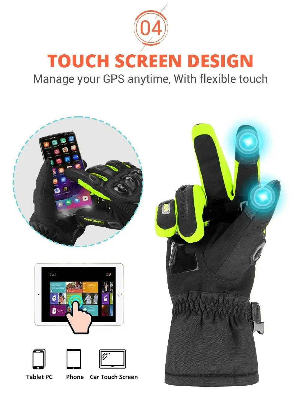 Thermal Motorcycle Riding Gloves