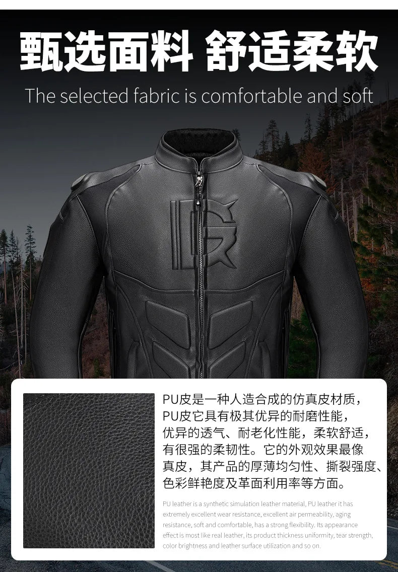 Men's Leather Motorcycle Jacket