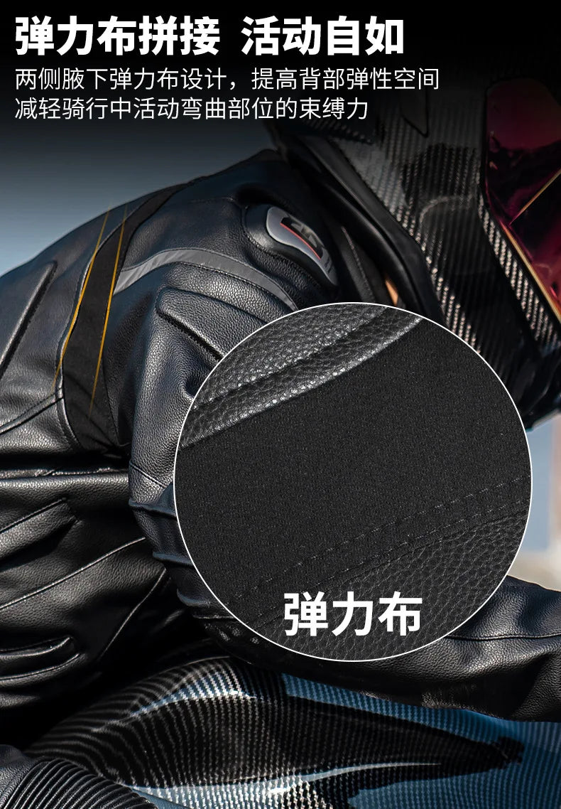 Men's Leather Motorcycle Jacket