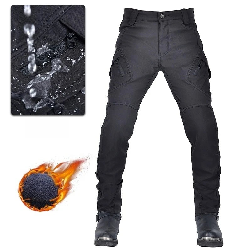 Classic Motorcycle Rider Pants for Autumn and Winter