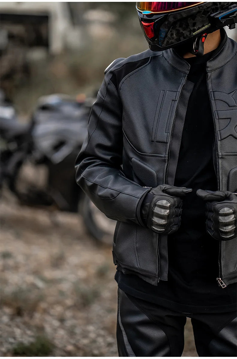 Men's Leather Motorcycle Jacket