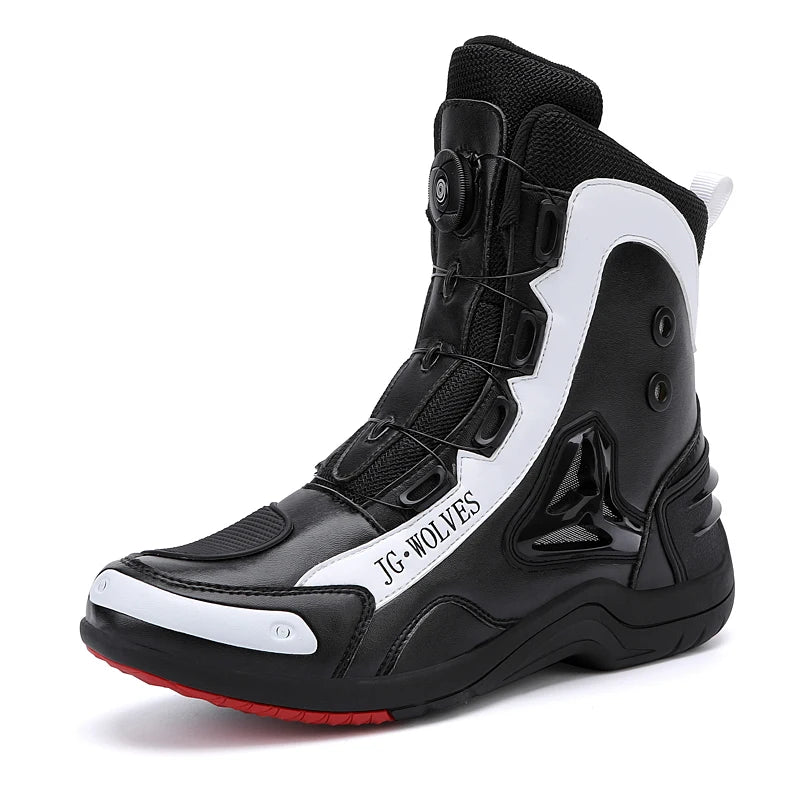 High-Top Motorbike Boots