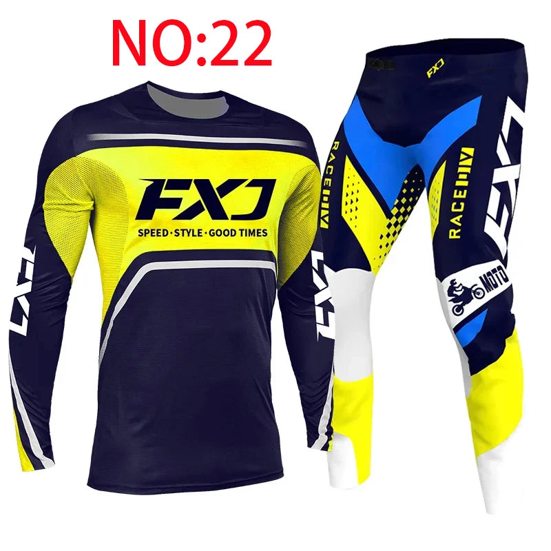 Kids Motocross Jersey and Pants Set
