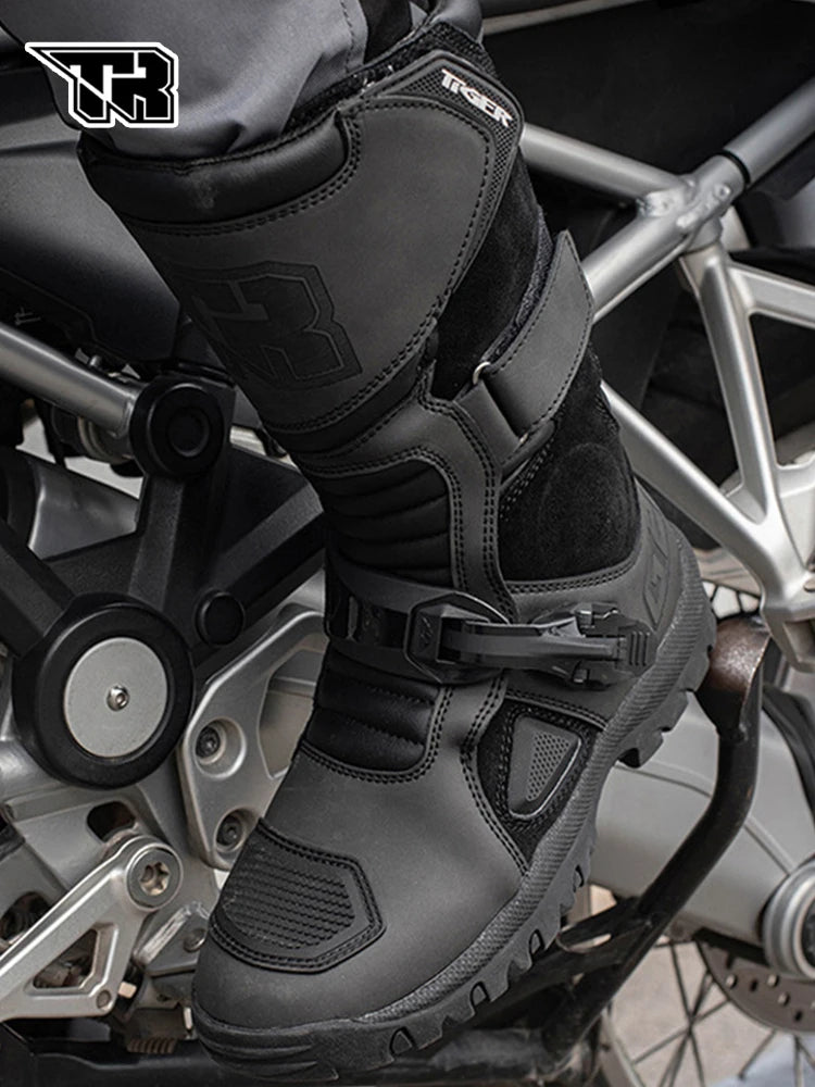 Professional Motocross Racing Long Boots