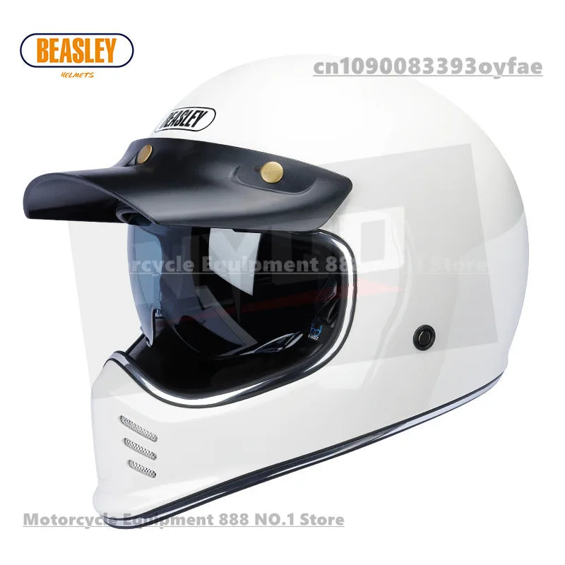Original BEASLEY Retro Motorcycle Helmet