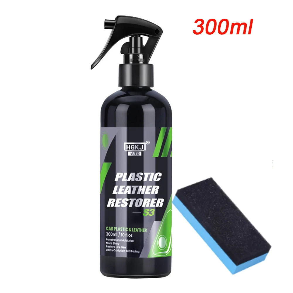 Motorcycle Plastic Restorer Back to Black Gloss Kit