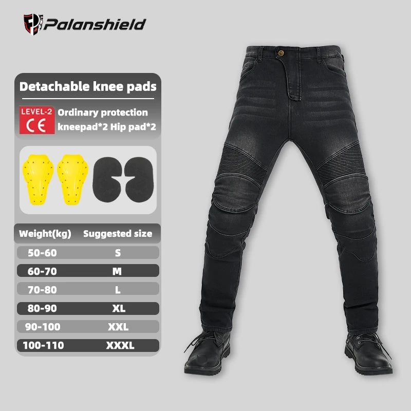 Men's Winter Motorcycle Pants with Protective Gear