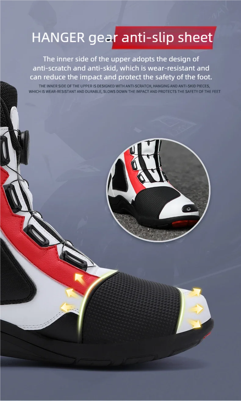 High-Top Motorbike Boots